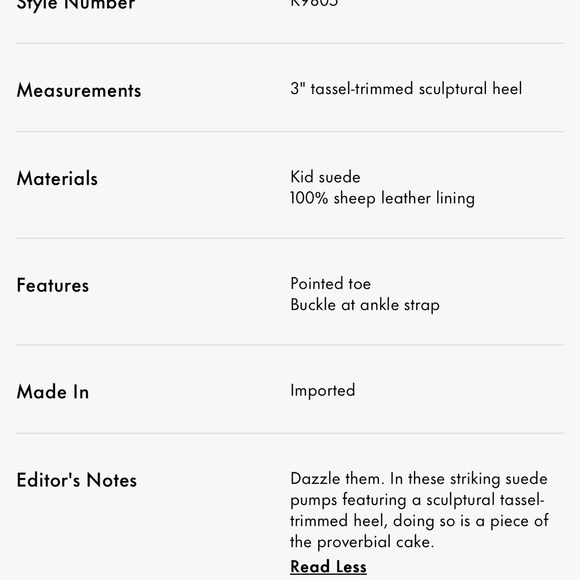 Kate Spade Voila Tassle Black Suede Women's Heels - Picture 5 of 11